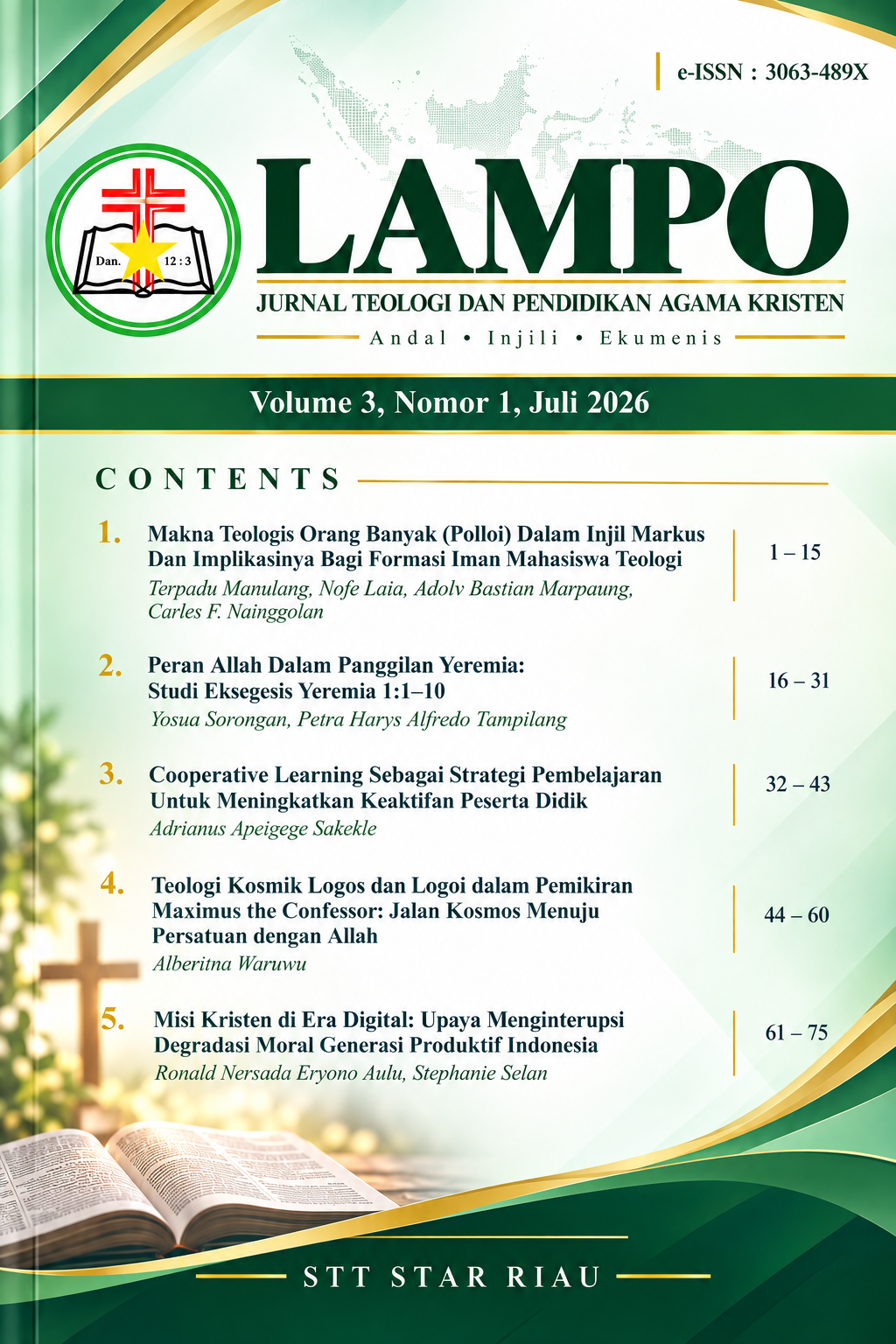					View Vol. 3 No. 1 (2026): Juli 2026
				